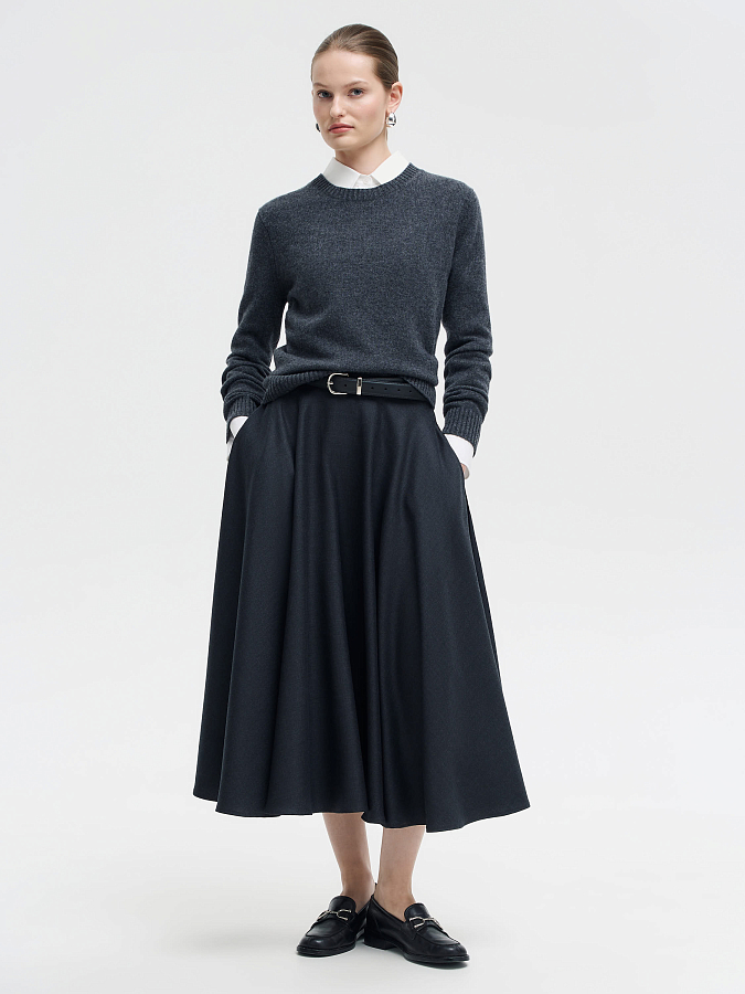 LSWN-342055 Джемпер (темно-серый, L)