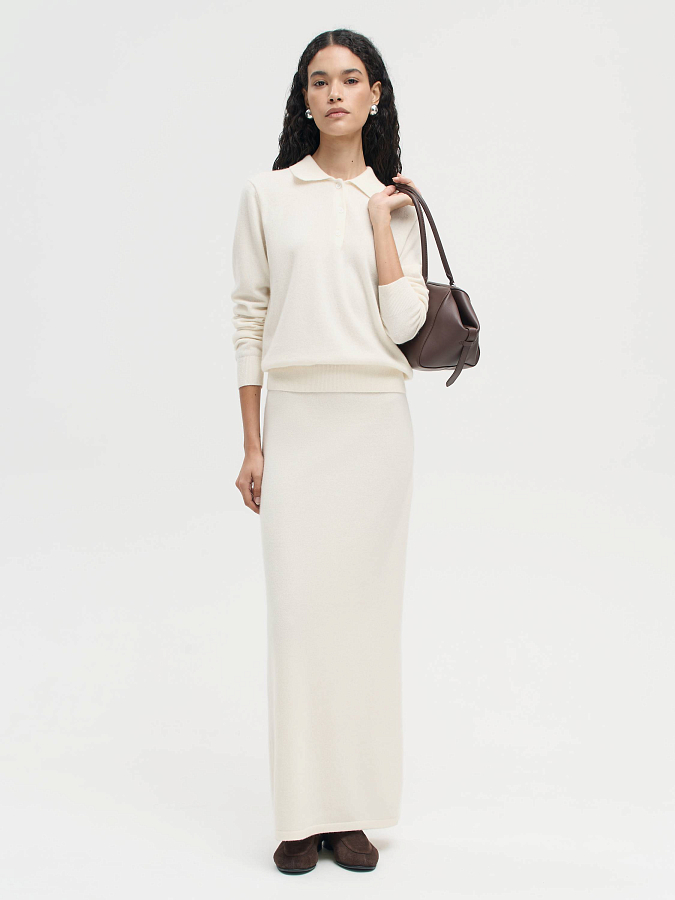 LSWN-342045 Джемпер (белый, L)