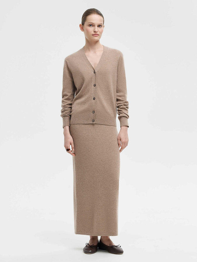 LSWN-202030 Кардиган (капучино, M)