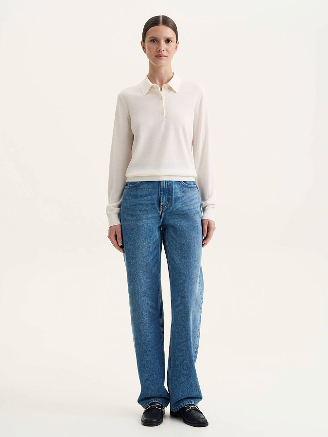 LSSL-342016 Джемпер (белый, L)