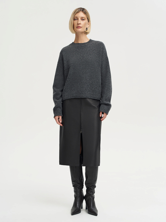 LSWN-342051 Джемпер (серый, S)