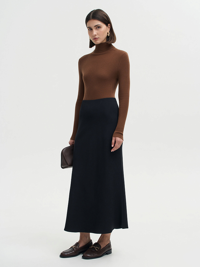 LSWN-612029 Водолазка (карамель, XS)