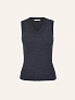 Трикотажный топ без рукавов