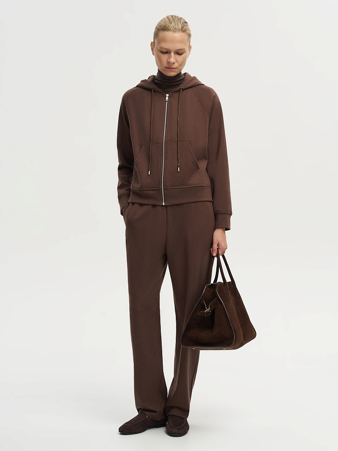 LSWN-422014 Толстовка (коричневый, XS)