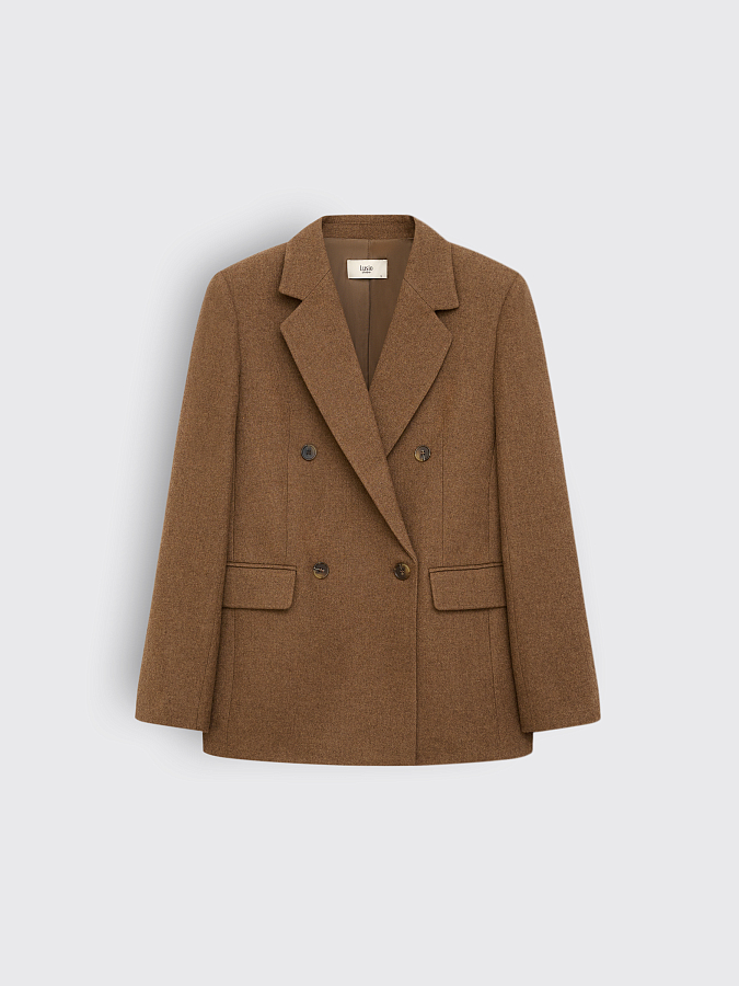 LSWN-122062 Жакет (коричневый, XS)