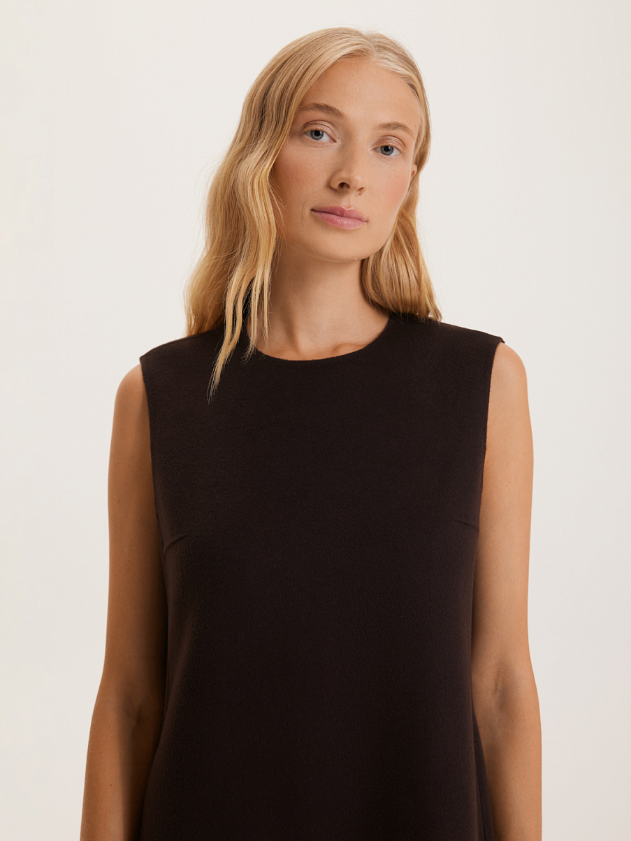 Платье мини из шерсти австралийского мериноса