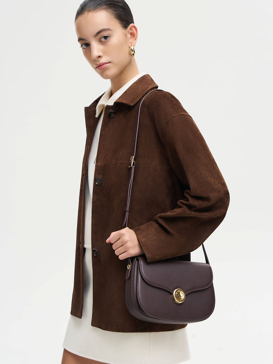 Сумка мини из кожи