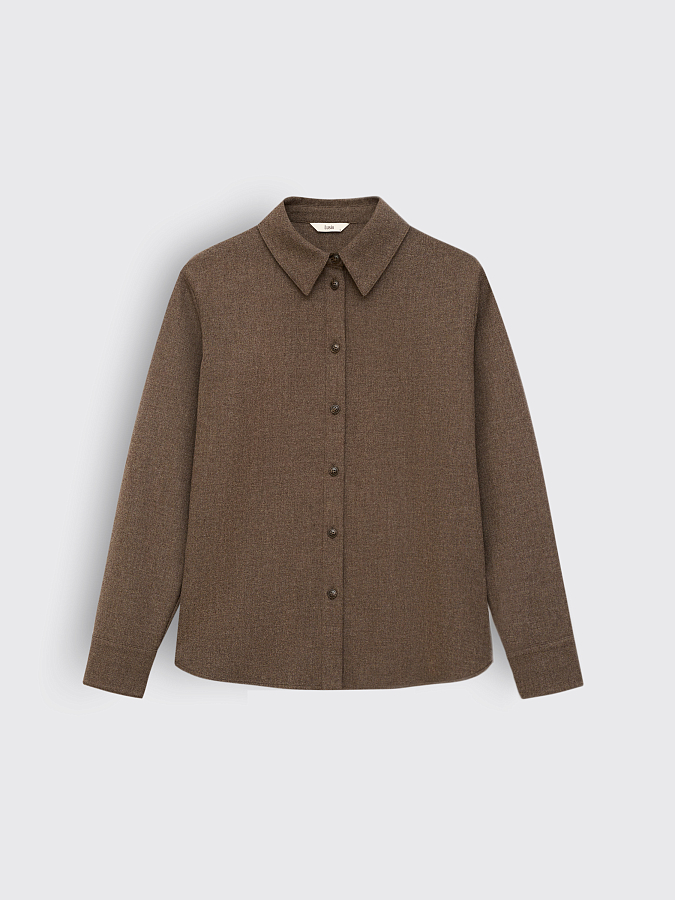 LSWN-102016 Рубашка (капучино, S)