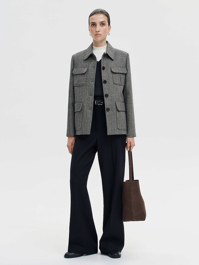 LSWN-122030 Жакет (черный, S)