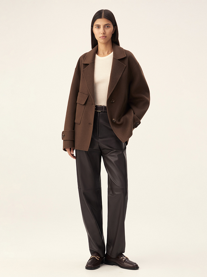 LWWS-042004 Пальто (коричневый, XS)