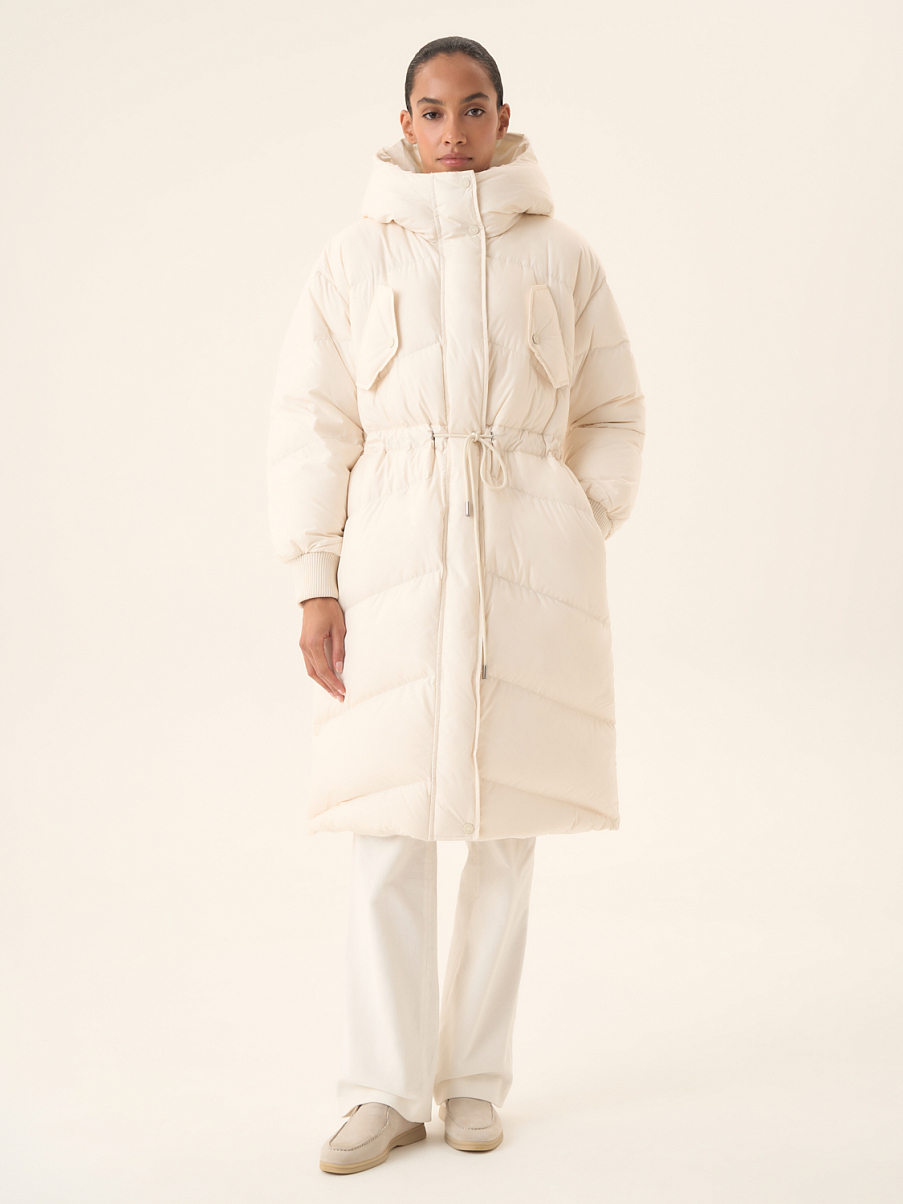 Куртка с кулиской на талии