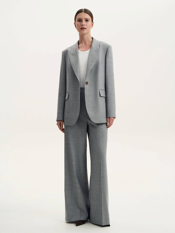 LSSL-122004 Жакет (серый, M)