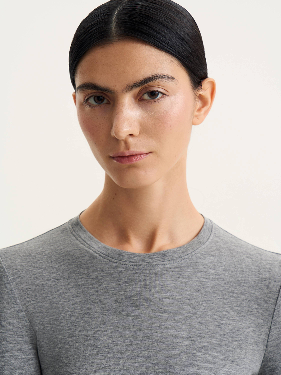 Лонгслив с шерстью