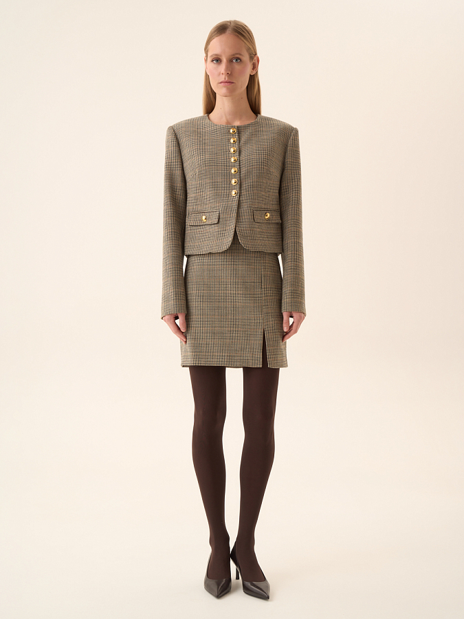 LWWS-122060 Жакет (бежевый, XS)