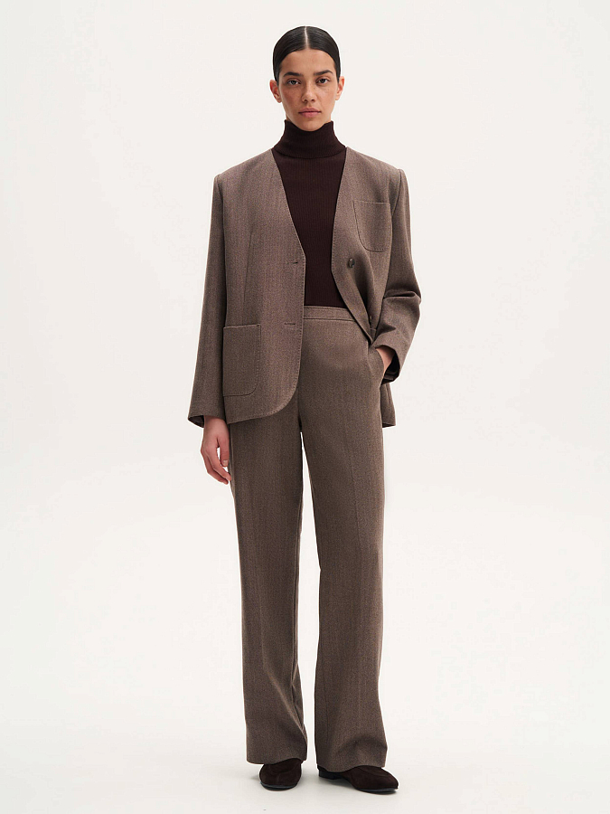 LWWS-132036 Брюки (коричневый, XS)