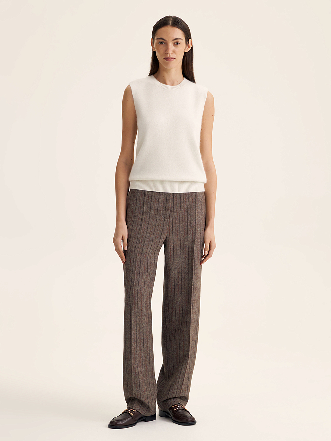 LWWS-072013 Трикотажная блузка (белый, S)