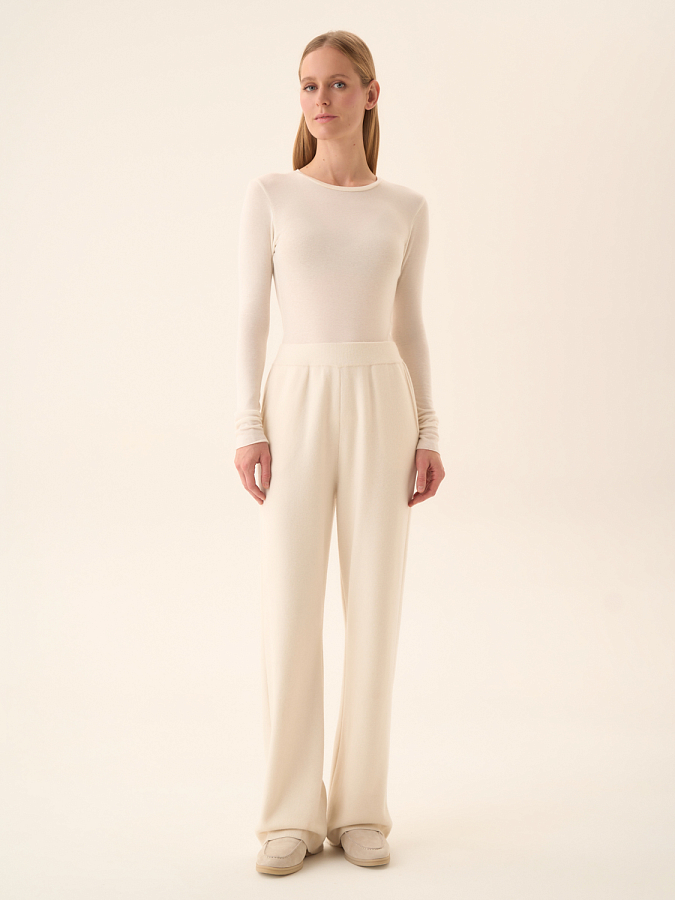 LWWS-822002 Брюки трикотажные (белый, M)