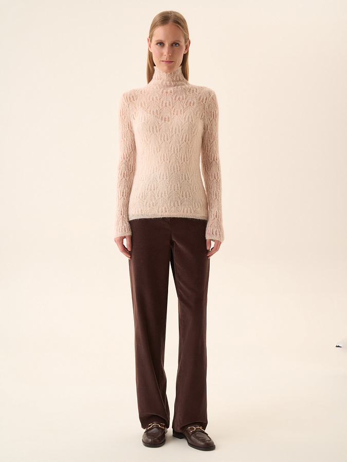 LWWS-342048 Джемпер (розово-бежевый, M)