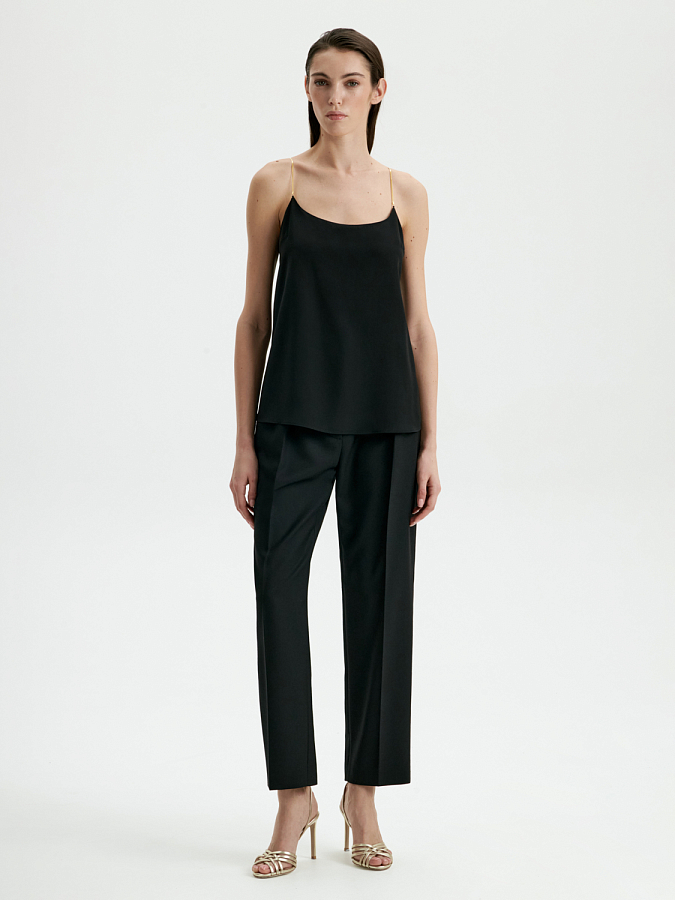 LWWS-372004 Топ (черный, XS)