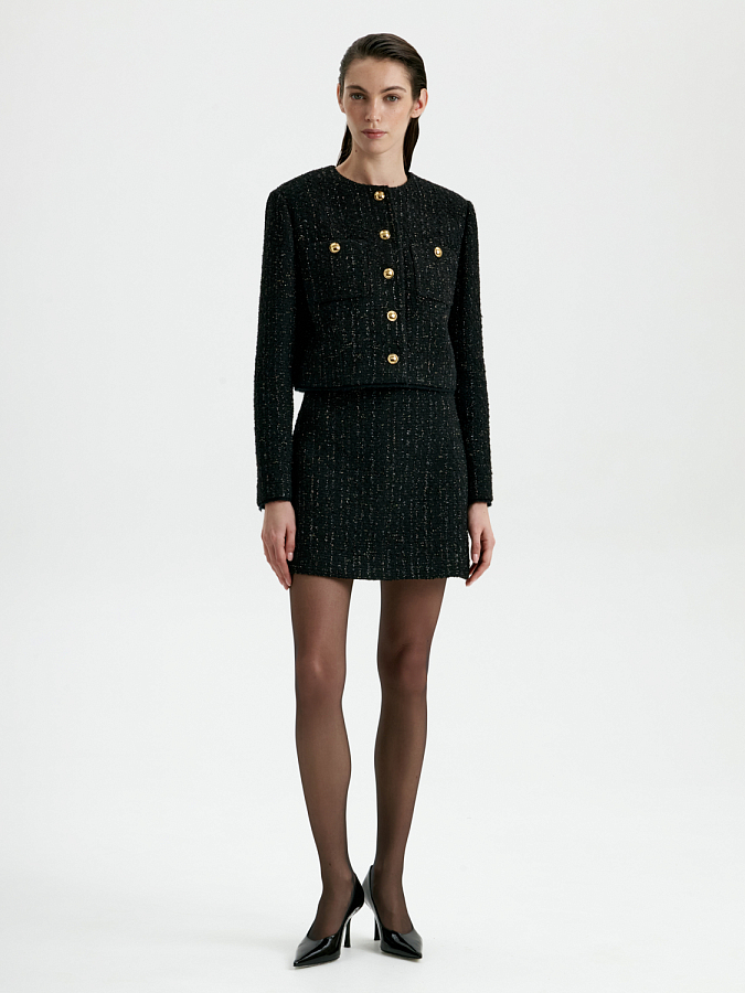 LWWS-122038 Жакет (черный, XS)