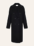 Двубортное пальто из шерсти