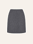 Юбка мини из шерсти