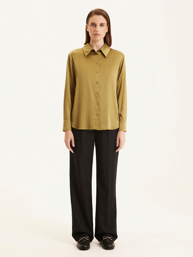 LWWS-102013 Рубашка (зеленый, M)