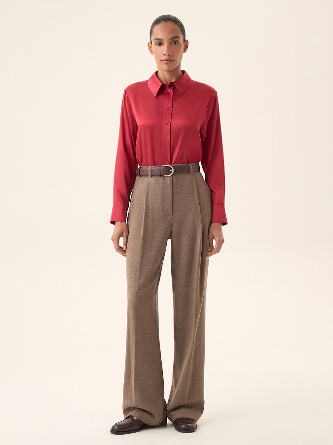 LWWS-102013 Рубашка (красный, L)