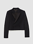 Укороченный жакет из шерсти