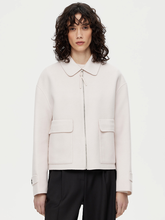 LSSM-040002 Пальто (светло-розовый, M)