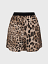 Шорты из шелка с леопардовым принтом