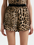 Шорты из шелка с леопардовым принтом