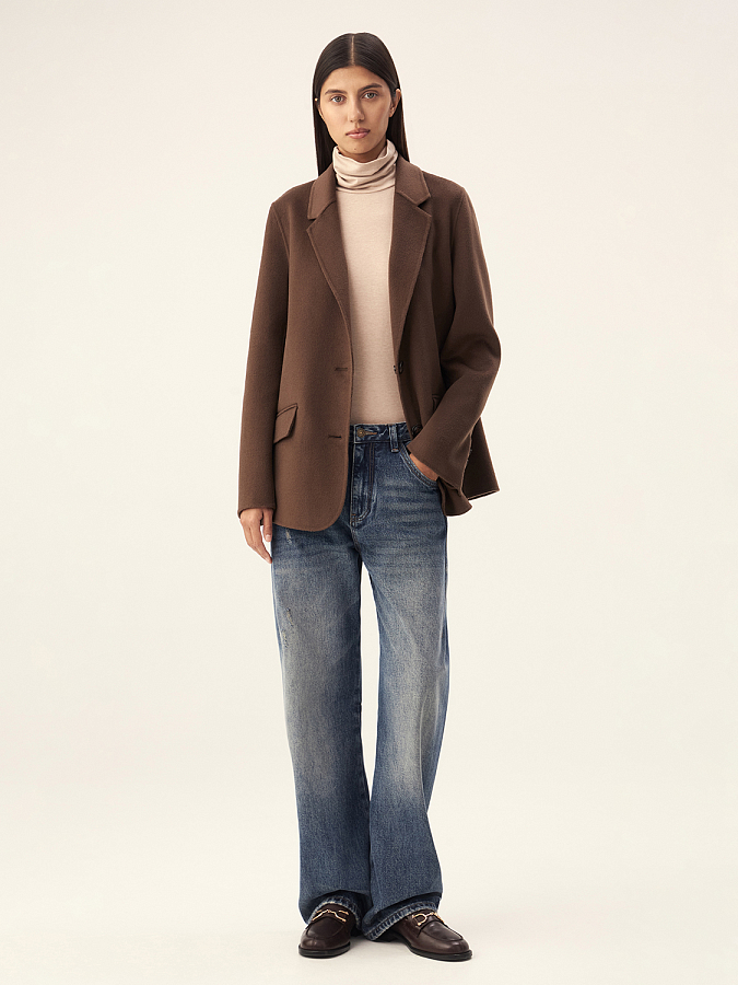 LWWS-042008 Пальто (коричневый, M)