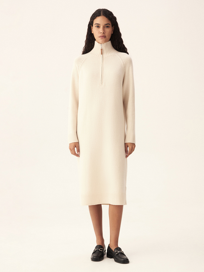 LWWS-782008 Платье трикотажное (светло-бежевый, S)