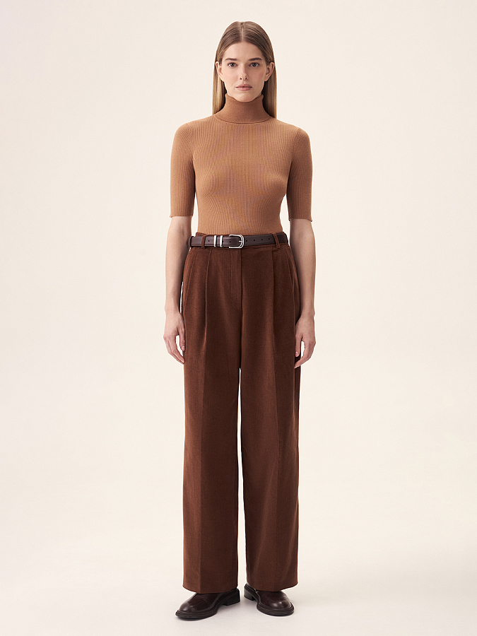 LWWS-612009 Водолазка трикотажная (песочный, XS)