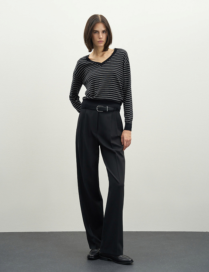 LSCH-340056 Джемпер (черный, S)