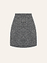 Юбка мини с шерстью