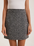 Юбка мини с шерстью
