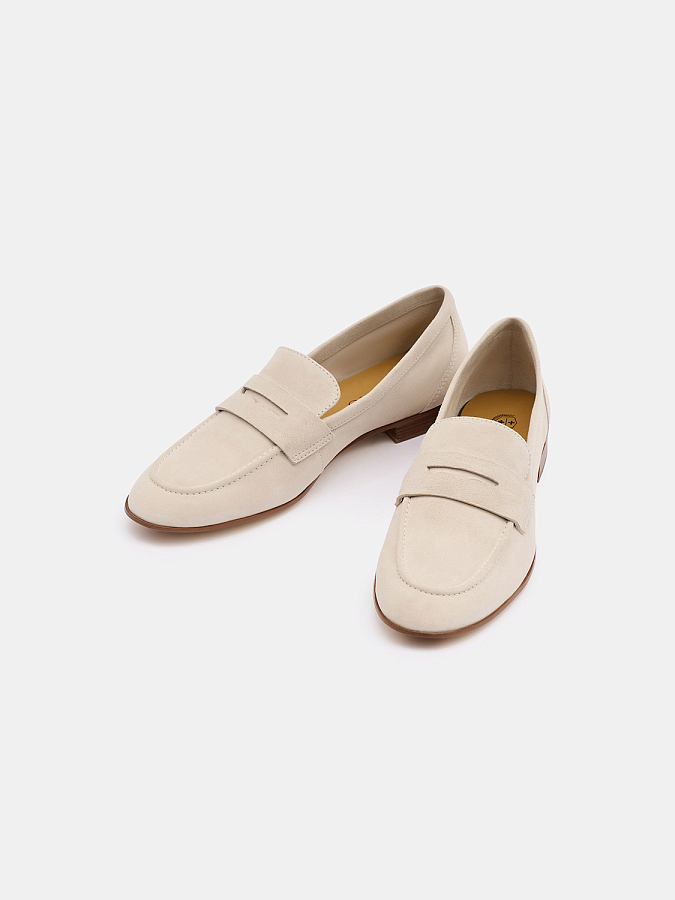 LSSM-650006 Лоферы (светло-бежевый, 37)