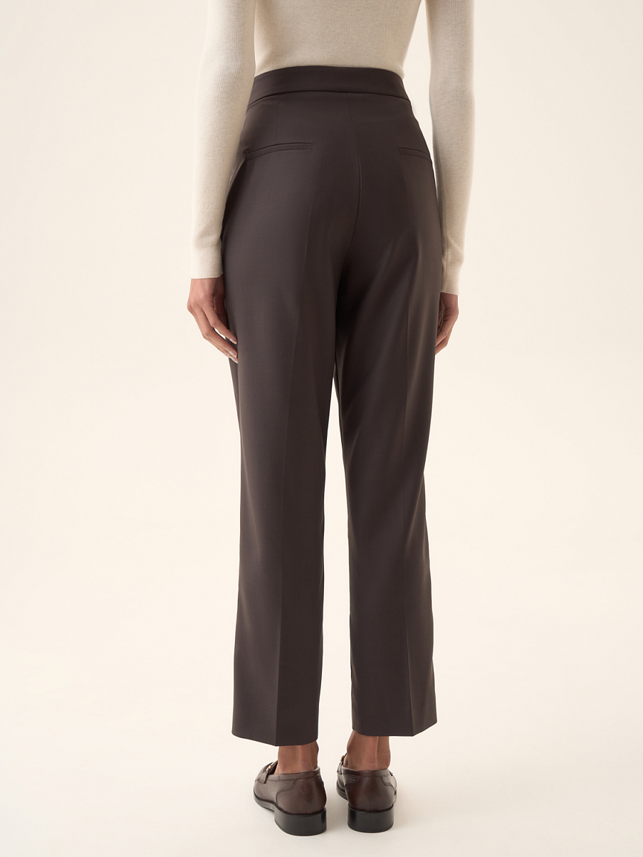 Костюмные укороченные брюки 