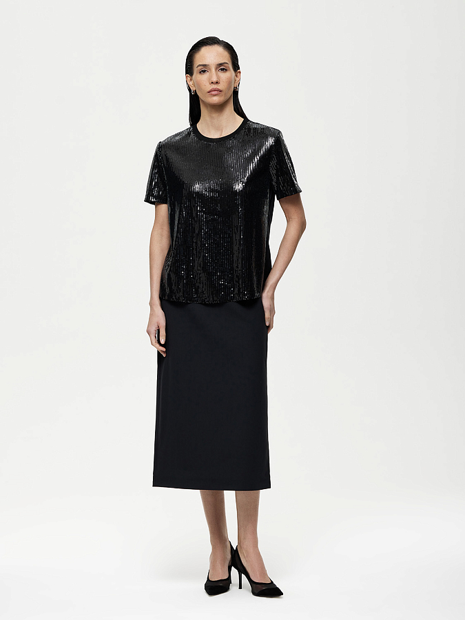 LSWF-262003 Футболка (черный, L)