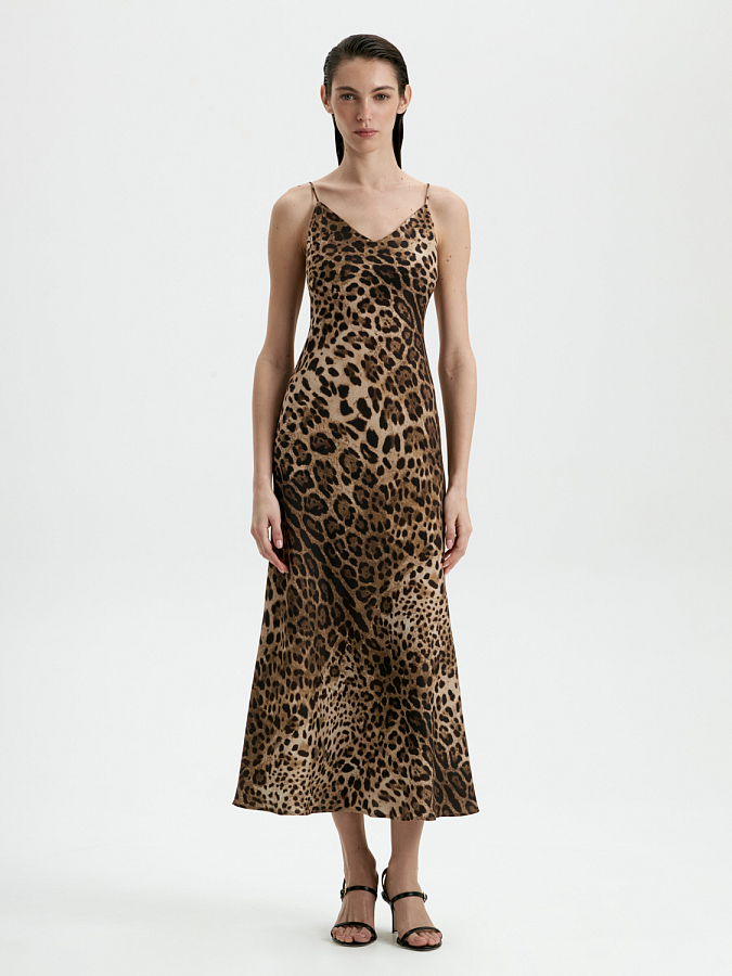 LWWS-022074 Платье (коричневый, S)