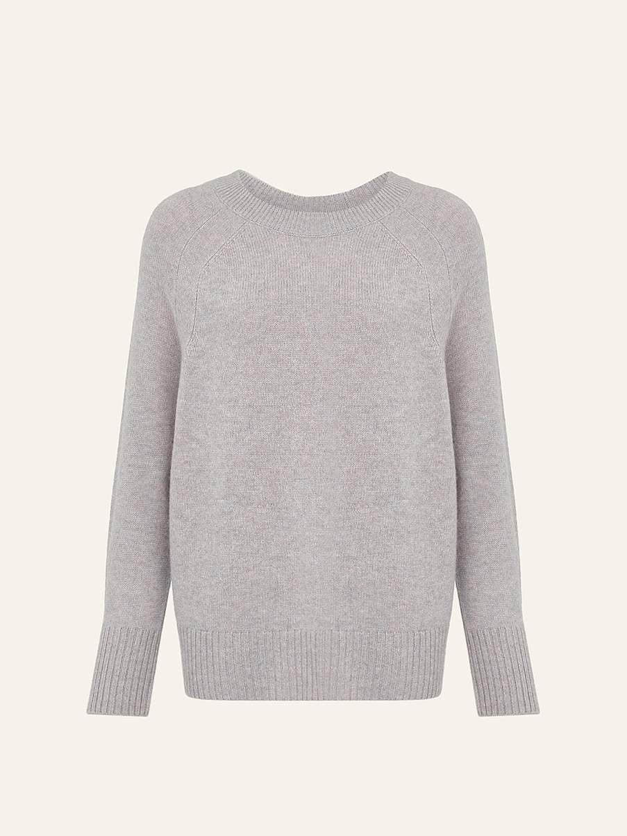 Оверсайз джемпер из кашемира и шерсти