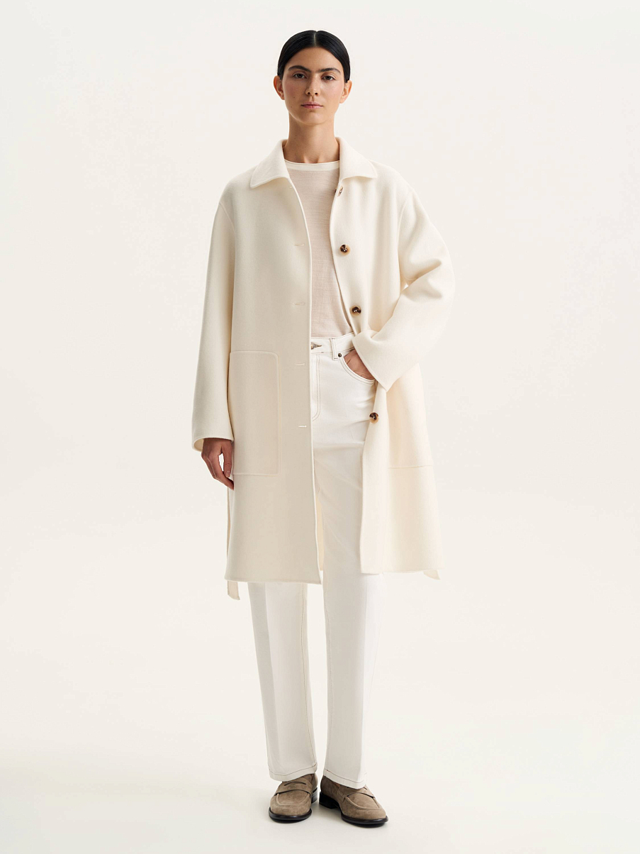 Пальто из шерсти мериноса