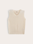 Жилетка из шерсти мериноса