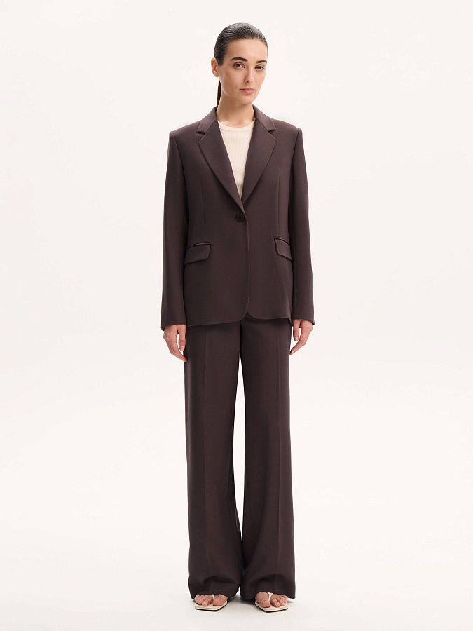 LSSL-122046 Жакет (коричневый, M)