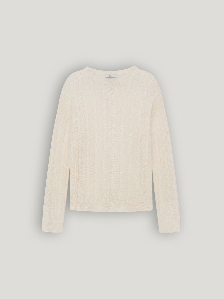 Джемпер из шерсти и шелка