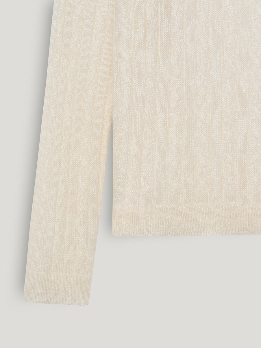 Джемпер из шерсти и шелка