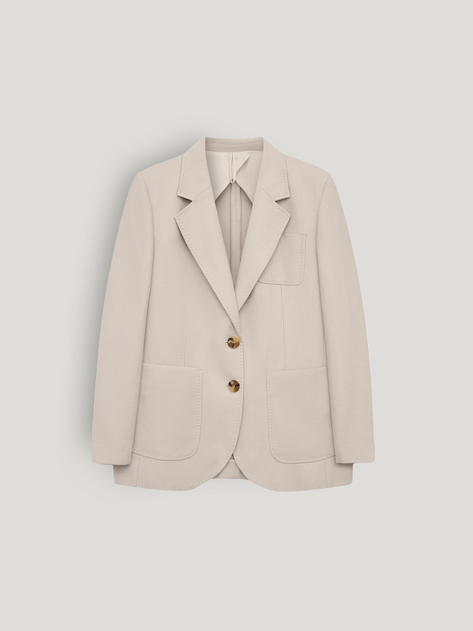 LSWN-122059 Жакет (кремовый, XS)