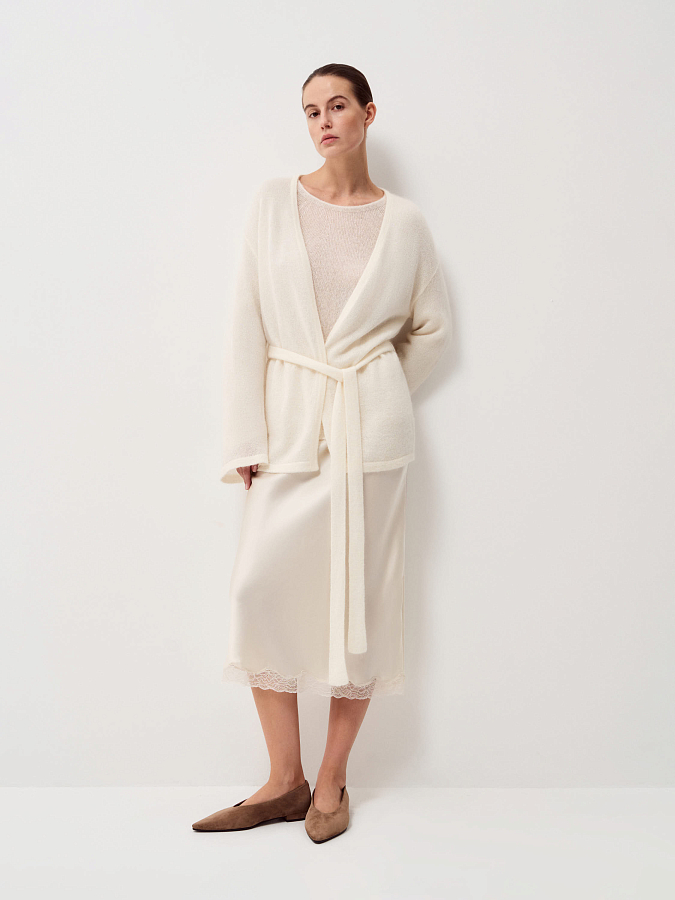 LSSP-202012 Кардиган (белый, L)